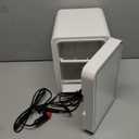 Makeup Fridge with LED Mirror - 4L Portable Cooler/Warmer, White