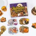 3 x 200 PCS Halloween Stickers, Pumpkin Sticker, Non-Repeating Vinyl Waterproof Holiday Party Stickers for Kids & Adults, Halloween Party Favors, Trick or Treat Crafts & Gifts