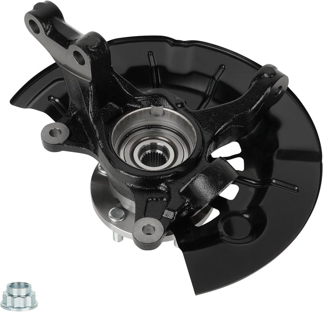 Front Right Steering Knuckle & Wheel Bearing Hub Assembly for 2012-2017 Toyota Camry LE XLE, 2012-2014 Camry L, L4 2.5L GAS, Passenger Side