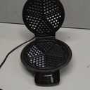 Mueller Heart 5 Waffle Maker, Waffle Iron, Adjustable Browning Control & Nonstick, Cool Touch Handle, Easy to Clean, Small Kitchen Appliances