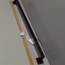 KOKOSIRI 36 Inch Towel Bar Bathroom Kitchen Towel Holder Bath Towel Ring Towel Hanger Wall Mounted Matte Black B4003BK-L36+B4008BK-L9