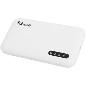 5G Wi Fi Mobile Hotspot, 2.4GHz and 5.8GHz Portable Wi Fi Device for Travel, Supports SIM Card Slot & 16 Devices, IP67 Waterproof, Wi Fi 6 5G Router 6100mAh Rechargeable