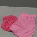 Chol&Vivi Dog Clothes, 2pcs Soft Cotton T-Shirts for Dogs (Pink and Rose Red, M (18" Chest))