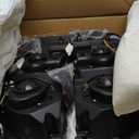 Headlights Assembly For Freightliner Century 2004 2005 2006 2007 2008 2009 2010 2011 2012 2013 2014 2015 Pair Set Halogen Headlamp SAE/DOT Approved，Black Color