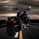 DREAMIZER 2pcs Chrome Bullet 15 LEDs Motorcycle Turn Signal Lights Front and Rear Indicator Lamps Compatible with Harley Honda Yamaha Cruiser Softail Sportster Street bike Chopper Bobber