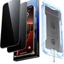 SMARTDEVIL 2PACK Privacy Screen Protector for iPhone Shatterproof Tempered Glass