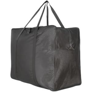 Extra Large Foldable Duffel Bag for Travel  Heavy-Duty Cargo Bag with Zippers & Reinforced Handles, TSA Approved, Water-Resistant, Security strap 36x27x16inch, load up to 120 lb