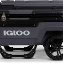 Igloo Trailmate Journey 70Qt Wheeled Cooler | Insulated Hard Shell Ice Chest (Carbonite)