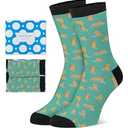 Duzieda Novelty Capybara Socks for Women Men Teens, Funny Cute Crew Socks Gifts