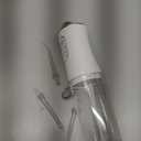 Electric Water Flosser Cordless for Teeth 3 Modes 4 Jet Tips Cleaning and Flossing Water Dental Portable Floss Irrigator Oral Water Flossed Rechargeable Tonsil Stone Travel Adults (White)