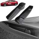Jaronx Compatible with 2021-2025 Tesla Model X Door Side Storage Box, 2PCS TPE Front door Pockets Inserts Organizer Tray for Model X Accessories 2021 2022 2023 2024 2025
