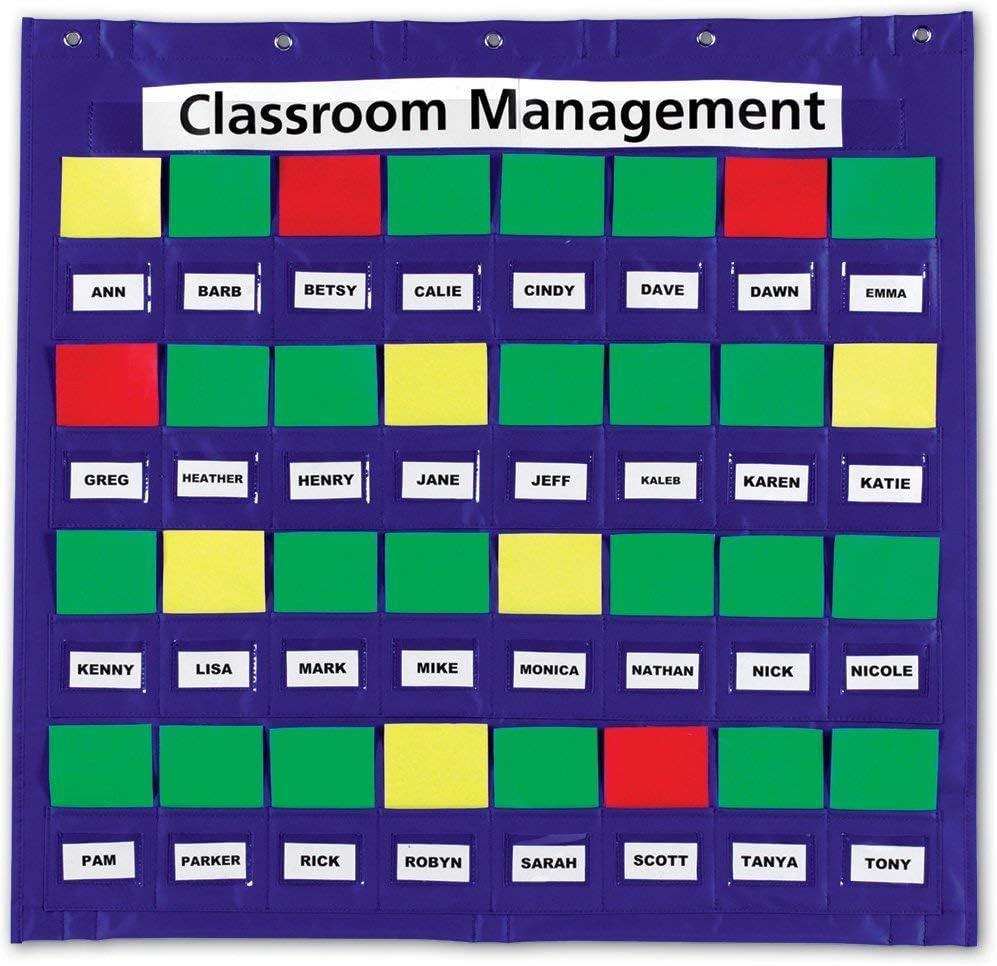Learning Resources Junior Organization Station, Classroom Pocket Charts, Back to School Supplies, Classroom Behavior Chart, Homeschool & Classroom Hand-Washing, Ages 3+