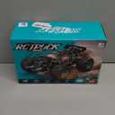 BIFYTON Remote Control Car, 1:18 Scale Rc Cars, All-Terrain RC Truck with LED Light, 20KM/H, Rechargeable, 2WD, 2.4GHz, Sturdy PVC Shell, Remote Control Truck for Boys 4-7 8-12, Beginner (Blue)