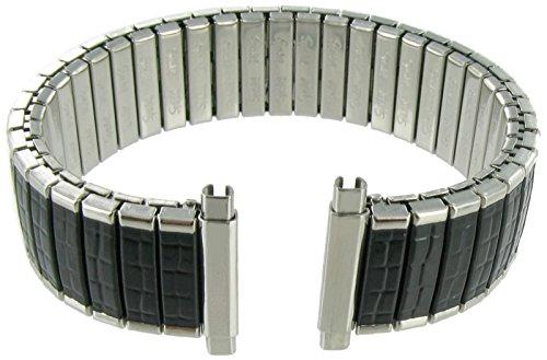 Twist-O-Flex "Romunda" (Black/SS, 16-19mm, Straight End)