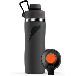 Gatorade 'Overtime' 22oz Stainless Steel Water Bottle, Twist Cap, Grey
