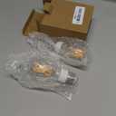 3 Way Light Bulbs 50 100 150w Equivalent, Soft White 2700K, Three Way A19 LED Filament Light Bulb with 90+ CRI, E26 Dimmable Warm Light Bulbs, Classic Clear Glass, 2 Pack