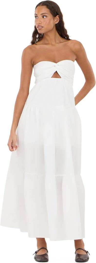 Forever 21 Women's Maxi Dress with Twist Front Small