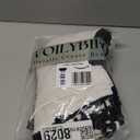 VOILYBIRD Short Curtains for Small Window Natural Linen Blended Farmhouse Curtains Country Style 45 Inch Length for Kitchen, W40 x L45, Black Tassel, 2 Panels Set