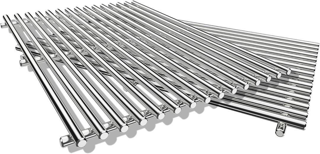 9MM Grill Grates for Weber Spirit 300 and GS4 Spirit II 300 Series, Spirit 700, Genesis Silver/Gold/Platinum B & C, Genesis 10003500, Grill Parts for Weber Spirit 7639 7638 Grate, 304 Stainless Steel