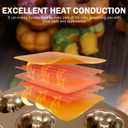 Mini Bundt Cake Pans for Baking, Cake Pan Nonstick, Mini Bundt Cake Molds For Small Individual Cakes, 6 Cavity Cupcake Gold 2 Pack