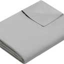 Weighted Idea Cooling Removable Duvet Cover for Weighted Inner Blanket (48''x72'') for Weighted Blanket - Light Grey - Duvet Cover