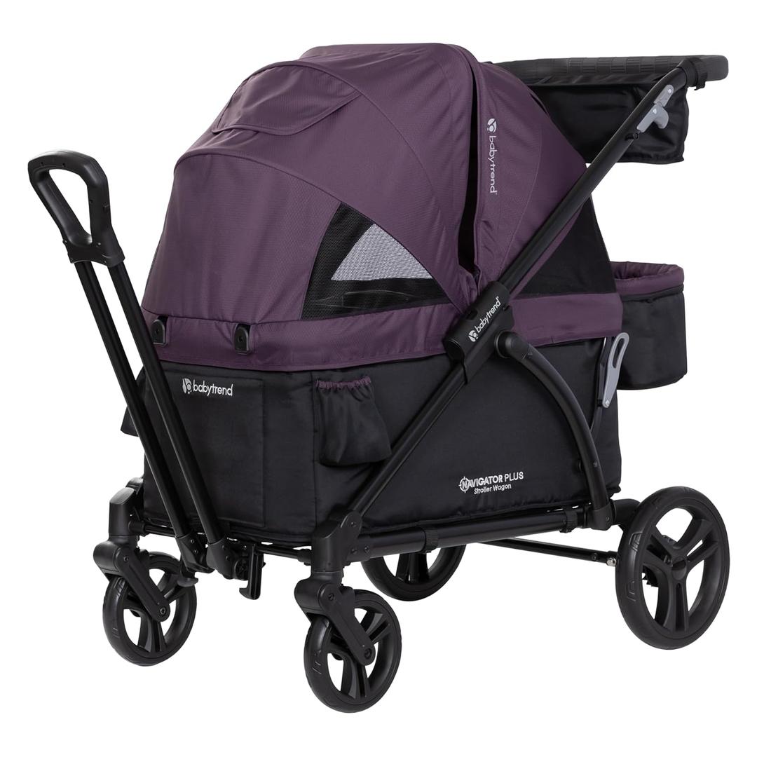Baby Trend Navigator Plus 2-in-1 Stroller Wagon, Dash Plum