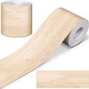 Zonon 65 Feet Wood Bulletin Board Border, 1 Roll Straight Trim, 7.87"L x 2.99"W