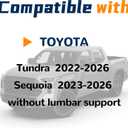 Driver Seat Trim Panel Compatible with Toyota Tundra Sequoia 2022 2023 2024 2025 2026 Driver Seat Track Cover Seat Track Cover Trim Side Panel Guard Replace 71812-0C242-C0 71812-0C241-C0