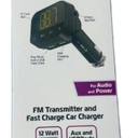 Zgear FM Transmitter And Fast Charge Car Charger Audio and Power