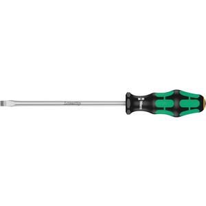 Wera 05007640001 Kraftform Plus 334 Slotted Screwdriver, Lasertip, 8mm Head, 7" Blade Length