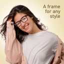 6 Pack Fashion Reading Glasses for Women Men Blue Light Blocking Oversized Square Readers with Spring Hinge