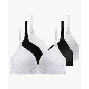 Girls Training Bras Teens Sports Bras for Kids 8-10,10-12,12-14,14-16 Years Cotton Wireless Light Padded Bralette 32