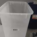 IRIS USA Dog Food Storage Container, Up to 30 lbs, Navy, Made in USA