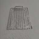 Qualirey Trap Divider Stainless Steel Small Animal Trap Fork Divider for 12" Wide and Smaller Live Feral Cat Cages