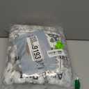 Uphome Boho Vintage 2 Piece Bathroom Rug Set Gray Non-Slip Soft Bathroom Rug Sets Machine Washable Oriental Aesthetic Bath Runner Traditional Tribal Floral Floor Mats for Shower Vanity Door Mat (18"x25"+18"x47", Grey)