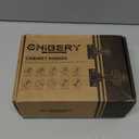 Chibery 10 Pack Full Overlay Cabinet Hinges, Face Frame & Frameless, 4D Adjustment, Soft Close 105, Close Speed Control, Concealed Clip-On Plate, Smooth Slow Self Closing for Kitchen Corner, Cupboard