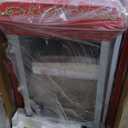 Great Northern Popcorn Company 5995 10 oz. Perfect Popper Popcorn Machine with Cart - Red (5995 GNP Red 10oz. Full)