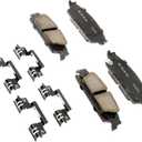 ACDelco Gold 17D1707CHF1 (19428015) Ceramic Rear Disc Brake Pad Kit