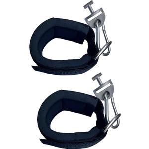 Ankle Workout Straps for Tonal Gym Machine,Hot Pink Adjustable Ankle Strap Attachments for Tonal,with Special Tonal Adapter Accessory (Black)