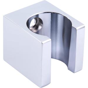 Angle Simple Shower Head Holder Wall Mount, Brass Shower Wand Handle Holder, Sprayer Bracket, Chrome