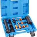 Fuel Injector Puller Removal Kit Injector Seal Installer Repair Tool, Compatible with Audi VW 1.4 1.6 1.8 2.0 2.7 3.0 3.2 3.6 V6 4.2 V8 FSI TSI