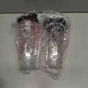 Blender Replacement Parts for Ninja, 24oz Ninja Blender Cups with To-Go Lids, 7 Fins Extractor Blade, Compatible with Nutri Ninja Auto iQ Blenders BL2012 BN801 BL480-30 BL640-30 BL642-30 NN100-30