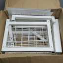 bukfen Under Sink Organizer, Pull Out Cabinet Organizer 2-Tier Slide Out Sliding Shelf Under Cabinet Storage Multi-Use for Under Kitchen Bathroom Sink Organizers and Storage,White,1 Pack