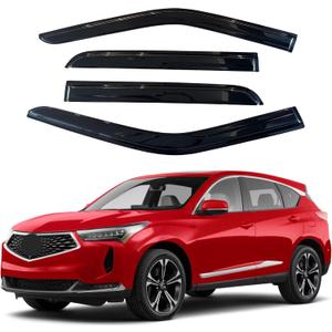 IG Window Visors Fit for 2019-2026 Acura RDX, Out-Channel Rain Guards Vent Wind Deflectors 4PC, Car Accessories for 19-26 Acura RDX