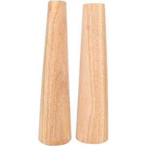 Wood Bracelet Mandrel, 2pcs Bangle Mandrel Round Oval Shape Sizing Bangle Mandrel Wooden for Jewelry Makers for Jewelry Making