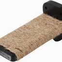3 Pcs Cat Steps and Perches for Wall, Climbing Shelf With Hemp Rope, Wall-Mounted Furniture Set With Scratching Pads for Playing (Black)