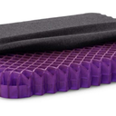Purple Royal Seat Cushion, Portable 2 Inch Gel Seat Cushion, GelFlex Grid | Handles for Car, Office Chair, Stadium - Pressure-Reducing for Hard Seats, Temperature-Neutral, No-Slip - Made in USA