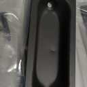 QCAA Solid Brass Rectangular Flush Pull, 3x1-1/8x3/8", Matte Black, 2 Pack