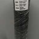 Black Hardware Cloth 1/2inch 36'' x 50' 19Gauge PVC Wire Mesh Roll Welded Wire Fence Roll Snake Fence Rabbit Cages Rodent Wire Chicken Wire Fencing Gopher Wire Cloth Black Chicken Wire