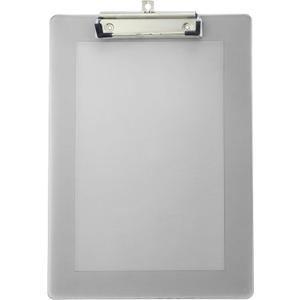 Officemate Plastic Clipboard Letter Size with Low Profile Clip, Assorted Transparent Colors (83007)